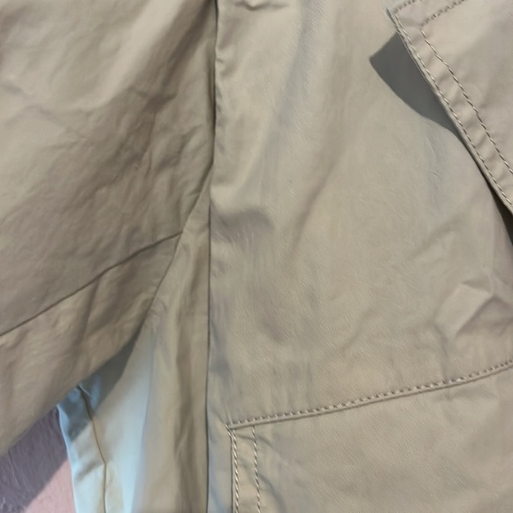 MO&Co. Women's Trench Style Cropped Jacket Cool Loose Lapel - Picture 9 of 9